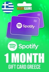 Spotify Gift Card Greece - 1 Month GR